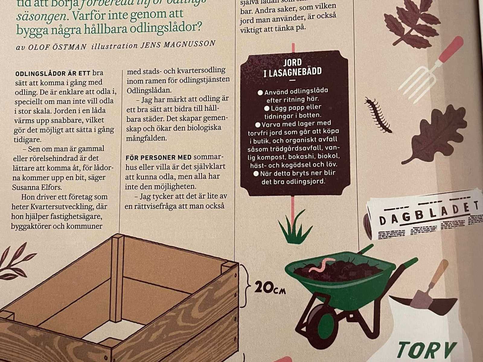 Odlingslådan med i Sveriges Natur